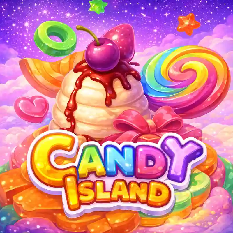 Candy Island slot game interface