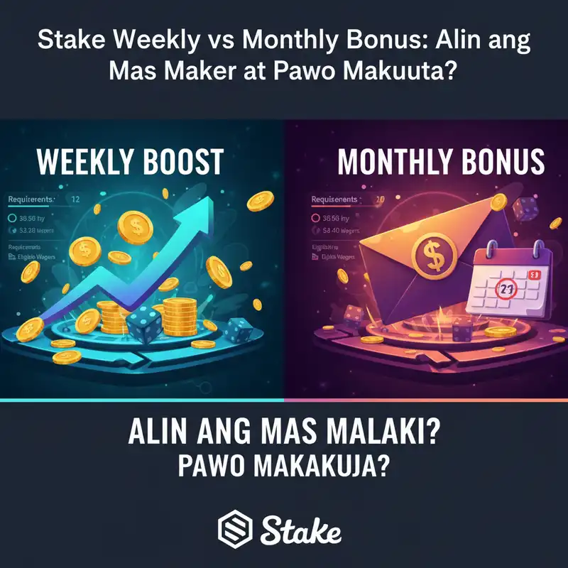Stake Weekly vs Monthly Bonus Comparison