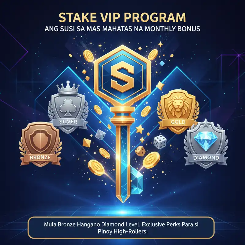Stake VIP Program Monthly Bonus Rewards